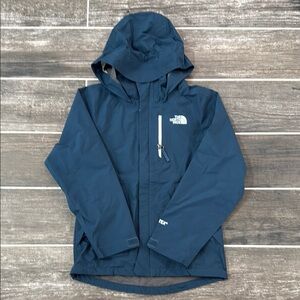 The North Face Blue Gore-Tex Raincoat with Hood